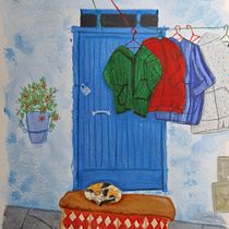 Mein Abschlussprojekt für den Kurs: Das Skizzenbuch als Erkundungsreise: Finde deinen Zeichenstil. Un proyecto de Ilustración tradicional, Bocetado, Creatividad, Dibujo, Pintura a la acuarela, Sketchbook y Pintura gouache de Helene Wohlleber - 08.01.2024