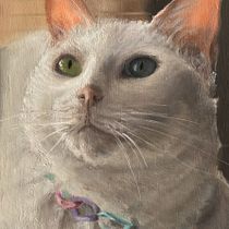 Mi proyecto del curso: Retrato realista de mascotas con pintura al óleo Ein Projekt aus dem Bereich Bildende Künste, Malerei, Ölmalerei und Naturalistische Illustration von Carlos Galeano - 08.01.2024