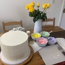 Mi proyecto del curso:  Cake design: flores de crema de mantequilla con espátula. DIY, e Design floral e vegetal projeto de Zuyen Carralero - 09.01.2024