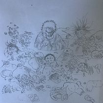 Mi proyecto del curso: Fundamentos del dibujo de personas a partir de la imaginación. Traditional illustration, Fine Arts, Sketching, Pencil Drawing, Drawing, Artistic Drawing, and Figure Drawing project by Rocío Yong - 01.09.2024