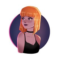 Meu projeto do curso: Retrato de personagens em estilo cartoon com Procreate. Character Design, Digital Illustration, Digital Drawing, and Digital Painting project by Julia Pimenta - 01.01.2024