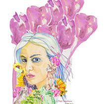  Il mio progetto del corso: Ritratto illustrato ad acquerello. Un projet de Illustration traditionnelle, Beaux Arts, Peinture, Dessin, Aquarelle, Dessin de portrait , et Dessin artistique de Met Sambiase - 09.01.2024
