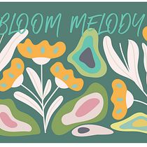 Bloom Melody Collection by ILKA Z.V.. Un progetto di Graphic design, Product design, Pattern design e Illustrazione digitale di Ilka Zuijderland Varnes - 09.01.2024