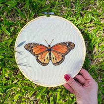 Meu projeto do curso: Técnicas de bordado realista. Traditional illustration, Embroider, and Textile Design project by thirzabarbieri22 - 01.09.2024