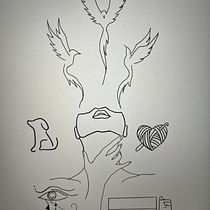 Meu projeto do curso: Design de tatuagem fine line: simbologia e magia. Design, Traditional illustration, Creativit, Pencil Drawing, Drawing, and Tattoo Design project by 6pk6yjkjkp - 01.09.2024