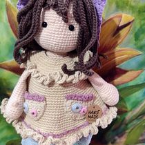 Mi proyecto del curso: Elaboración de muñecas amigurumi románticas. Arts, Crafts, To, Design, Fiber Arts, and Textile Design project by kikiszammar - 01.09.2024