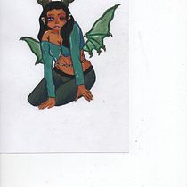 Mi proyecto del curso: Introducción a la ilustración de personajes con gouache y tinta china. Traditional illustration, Character Design, Ink Illustration, and Gouache Painting project by Paulina García - 04.07.2023