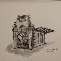 Mi proyecto del curso: Dibujo arquitectónico expresivo con marcadores de colores. Sketching, Drawing, Architectural Illustration, Sketchbook & Ink Illustration project by saratlaloc - 01.10.2024