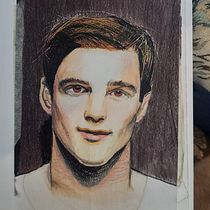 Mi proyecto del curso: Retrato realista con lápices de colores. Traditional illustration, Fine Arts, Pencil Drawing, Drawing, Portrait Drawing, Realistic Drawing, Artistic Drawing, and Colored Pencil Drawing project by Paulina Vivanco - 07.30.2023