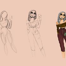 Meu projeto do curso: Desenho de personagens repletos de carisma. Projekt z dziedziny Projektowanie postaci, Sketching,  R, sunek, Stor, telling, Stor, board,  R, sunek art, st, czn i Narracja użytkownika Sofia Fernandes - 10.01.2024