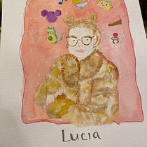 My project for course: Playful Illustration with Watercolor & Colored Pencils. Ilustração tradicional, Pintura, Pintura em aquarela, Desenho de retrato, e Desenho com lápis de cor projeto de paula_deroy - 09.01.2024
