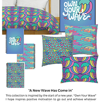 A New Wave Has Come In. Projekt z dziedziny Projektowanie graficzne, Projektowanie produktowe, Pattern design, Ilustracja c i frowa użytkownika Nicole - 18.01.2024