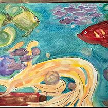 My project for course: Creative Watercolor Sketching for Beginners. Traditional illustration, Sketching, Creativit, Drawing, Sketchbook, and Watercolor Painting project by meobutson - 03.05.2024