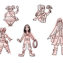 Mi proyecto del curso: Diseño de personajes para animación con Photoshop. Animation, Character Design, and Character Animation project by gomezsenovilla - 01.11.2024