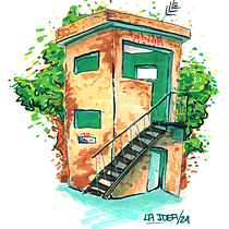 Meu projeto do curso: Desenho arquitetônico expressivo com marcadores coloridos. Sketching, Drawing, Architectural Illustration, Sketchbook & Ink Illustration project by Adriano La Idea - 01.10.2024