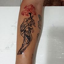 Meu projeto do curso: Tatuagem para principiantes. Tattoo Design project by mayabacelarbv - 01.11.2024