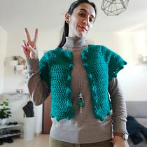 Il mio progetto del corso: Top-down: capi interi all'uncinetto. Fashion Design, Fiber Arts, DIY, Crochet, and Textile Design project by Ilaria Moschese - 01.12.2024