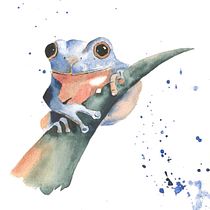 Mon projet du cours : Portraits expressifs d'animaux à l'aquarelle. Un proyecto de Ilustración tradicional, Pintura a la acuarela, Dibujo realista e Ilustración naturalista				 de Valérie Born - 12.01.2024