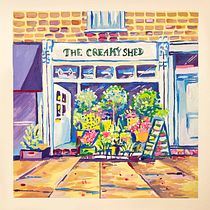 My project for course: Vibrant Urban Illustration with Gouache Paint. Painting, Sketching, Architectural Illustration, and Gouache Painting project by Jennifer Elaine - 01.12.2024