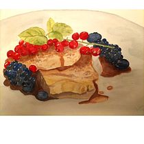 Mi proyecto del curso:  Ilustración gastronómica con acuarela. Un progetto di Illustrazione tradizionale, Belle arti, Pittura e Pittura ad acquerello di mariaeugeniaperezgarcia - 12.01.2024