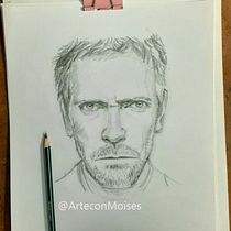 Mi proyecto del curso: Cuaderno de retratos a línea con grafito. Un proyecto de Bellas Artes, Bocetado, Dibujo, Dibujo de Retrato y Sketchbook de Moisés Hernández - 12.01.2024
