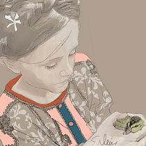 My project for course: Illustrated Portraits with Procreate. Projekt z dziedziny Trad, c, jna ilustracja, Grafika wektorowa, Ilustracja c, frowa i Portret użytkownika sheilamklein - 12.01.2024