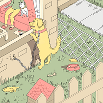 Mi proyecto del curso: Ilustración editorial: crea una narrativa visual. Un proyecto de Ilustración digital e Ilustración editorial de wasabi tacos - 13.01.2024