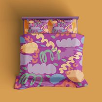 Jazzy Mindfulness *My project for Pattern design for homeware products. Un progetto di Graphic design, Product design, Pattern design e Illustrazione digitale di piripirilla - 13.01.2024