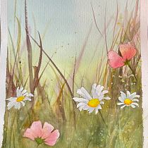 My project for course: Illustrating the Natural World with Watercolor and Charcoal. Traditional illustration, Painting, and Naturalistic Illustration project by lisa_lomax - 01.13.2024