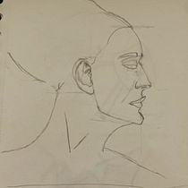 My project for course: Portrait Sketchbooking: Explore the Human Face. Sketching, Drawing, Portrait Drawing, Artistic Drawing, and Sketchbook project by Joao Pedro Carneiro - 01.13.2024