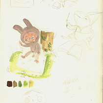 Mi proyecto del curso: Gouache: pinta mundos naturales imaginarios. Character Design, Painting, Drawing, Children's Illustration, and Gouache Painting project by Vicky Gutierrez Madrid - 01.10.2024