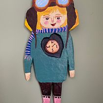 My project for course: Paper Mache for Beginners: Sculpt a Colorful Character. Traditional illustration, Character Design, To, Design, Art To, s, and Creating with Kids project by leah153 - 01.13.2024