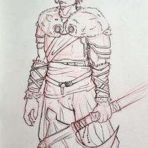 Mój projekt z kursu: Concept art: projektowanie postaci i światotwórstwo Ein Projekt aus dem Bereich Traditionelle Illustration, Design von Figuren, Concept Art, Zeichnung und Sketchbook von krajanka66 - 13.01.2024