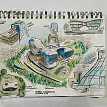 Mi proyecto del curso: Dibujo arquitectónico: de la imaginación a la conceptualización. Architecture, Sketching, Drawing, Architectural Illustration, Traditional illustration, Pencil Drawing, Colored Pencil Drawing, and ArchVIZ project by chavarriajulio9 - 01.13.2024