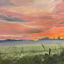 Mein Abschlussprojekt für den Kurs: Landschaftsmalerei mit Gouache für Anfänger Ein Projekt aus dem Bereich Bildende Künste, Malerei, Naturalistische Illustration und Gouachemalerei von w6p9hftphp - 14.01.2024