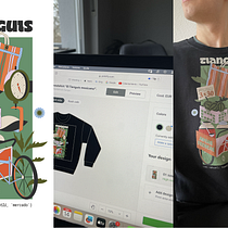 Mi proyecto del curso: Etsy para creativos: lanza tu primera colección con Printful. Traditional illustration, Marketing, Social Media, and Digital Illustration project by Kenya Flores - 01.14.2024