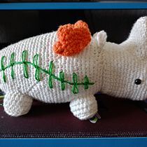 Mi proyecto del curso: Diseño y creación de amigurumis. Un progetto di Artigianato, Design di giocattoli, Fiber Art, DIY, Uncinetto, Amigurumi e Textile Design di santicristo - 14.01.2024