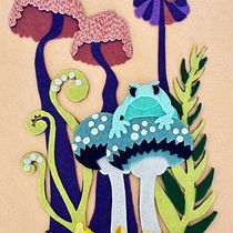 My project for course: Layered Illustration with Felt. Traditional illustration, Arts, Crafts, Paper Craft, Stor, telling, DIY, and Textile Design project by Sandra Kirpalani - 01.14.2024