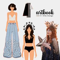 Mi proyecto del curso: Artbook de moda: crea figurines en Adobe Illustrator. Un proyecto de Ilustración tradicional, Diseño gráfico, Ilustración vectorial, Diseño de moda, Ilustración digital e Ilustración de moda					 de Erika Arango - 14.01.2024