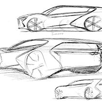 Mi proyecto del curso: Diseño de automóviles: el boceto Ein Projekt aus dem Bereich Design, Industriedesign, Produktdesign und Skizzenentwurf von Santiago Bertoletti Espejo - 14.01.2024