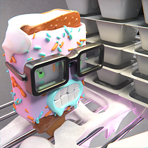 My project for course: 3D Character Creation in Blender. Un progetto di 3D, Character design, Modellazione 3D, Character design 3D e Progettazione 3D di Maurício Piccoli - 15.01.2024