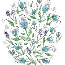My project for course: Floral Illustration and Pattern Design. Traditional illustration, Painting, Pattern Design, Drawing, and Botanical Illustration project by Stacy Burch - 01.15.2024