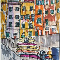 My project for course: Expressive Architectural Sketching with Colored Markers. Sketching, Drawing, Architectural Illustration, Sketchbook & Ink Illustration project by Aaron Goeglein - 01.14.2024