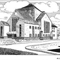 My project for course: Urban Architectural Sketching with Ink. Un proyecto de Ilustración tradicional, Bocetado, Dibujo, Ilustración arquitectónica e Ilustración con tinta de k.anusiewicz - 14.01.2024