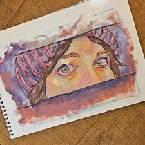 Mi proyecto del curso: Pintura de ojos al óleo: el alma del retrato. Painting, and Oil Painting project by Maribel Manzano - 01.22.2024