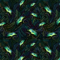 My project for course: Scientific Illustration for Pattern Design. Projekt z dziedziny Trad, c, jna ilustracja, Pattern design, Ilustracja c, frowa, Ilustracja naturalist i czna użytkownika Arianna - 15.01.2024