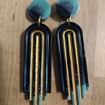 Mi proyecto del curso: Diseño de joyería en resina. Un progetto di Design di accessori, Artigianato, Design di gioielli e DIY di Tania Díaz Samarín - 15.01.2024