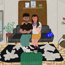 Mi proyecto del curso: Historias ilustradas con Procreate: explora texturas y pinceles. Ilustração tradicional, Ilustração digital, Desenho digital, Sketchbook, e Narrativa projeto de Evelin Micaela Herrera - 13.01.2024