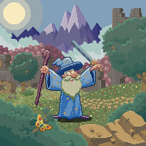 El Mago. Introducción al diseño de personajes en pixel art. Character Design, Video Games, Pixel Art, and Game Design project by Toni Martinez Paloma - 04.16.2024