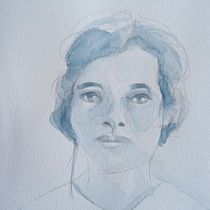 Mi proyecto del curso: Cuaderno de retratos en acuarela. Painting, Watercolor Painting, Portrait Drawing, and Sketchbook project by Beatriz Pérez Peiró - 01.16.2024